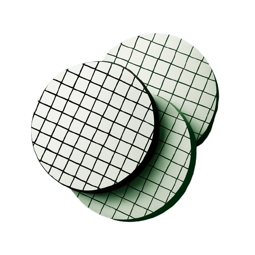  White Membrane with Black Grid-Individual Sterile Pack-50mm